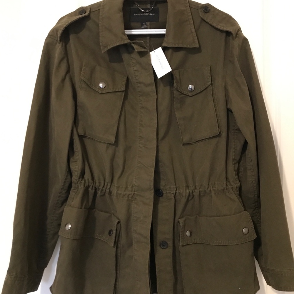 Women's Olive Green Utility Jacket